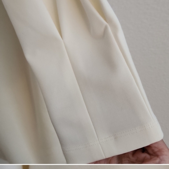 J.McLaughlin Elegant‎ Cream Knit Dress. Long Sleeves. Size Large. - Picture 10 of 10